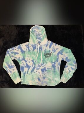 Combat Iron Apparel Women’s Tie-Dye Crop Hoodie